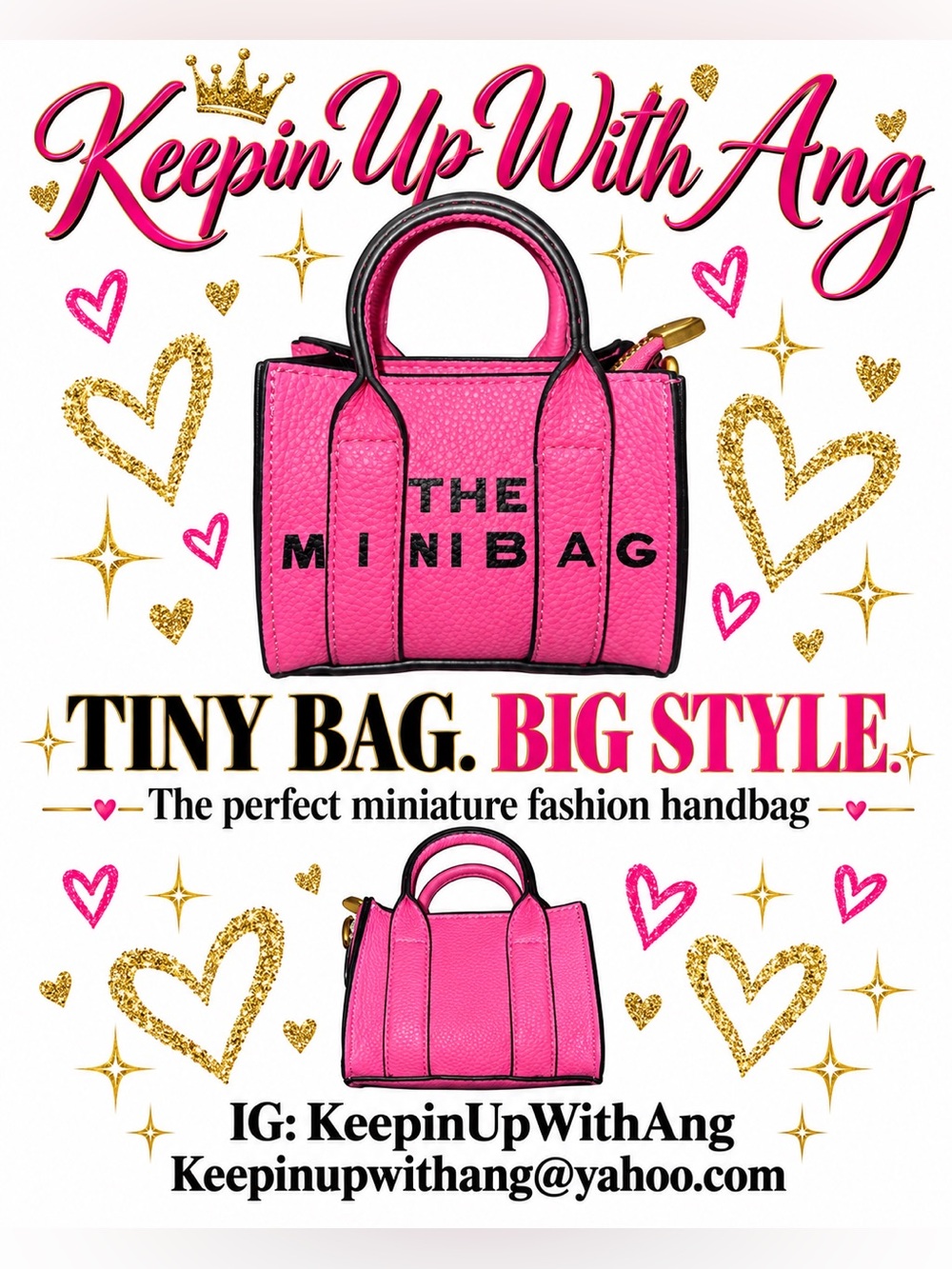 The MiniBag Pink Miniature Handbag
